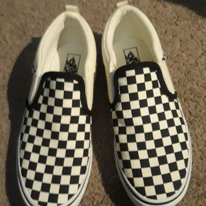Checkerboard Slip-on Vans